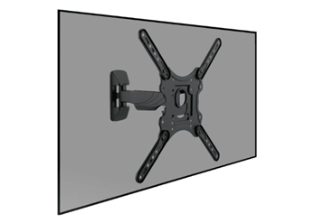 Soporte de pared giratorio BP101 de un solo brazo, movimiento completo