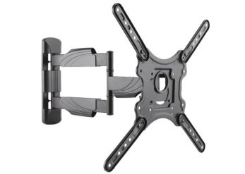 Soporte de pared giratorio BP102 de doble brazo, movimiento completo