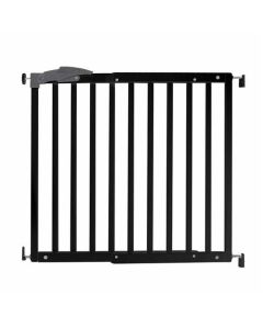 Barandilla de madera mate negra