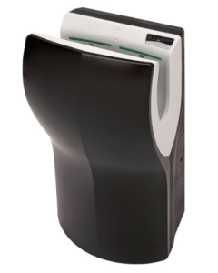 Secador de manos automático negro