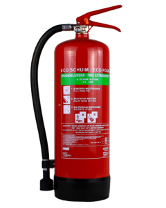 Extintor de espuma de 6 litros, Clase de fuego A, AB, E - (NL + ENG)