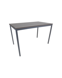 Mesa de Comedor Marco Negro 80 x 80 cm Grey Wash