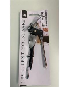 Abrelatas de metal cromado