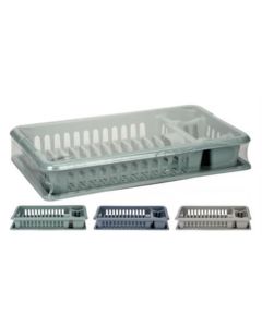 Km escurridor con bandeja, colores surtidos