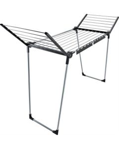 Leifheit tendedero 150 solid slim, 15m de longitud de secado