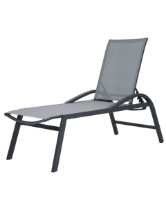 MD Premium tumbona antracita alu