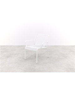 MD loungestoel Crocus Blanco