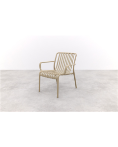 Sillón lounge MD Crocus Taupe