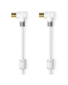 Cable Coaxial Recto 100 dB, Macho-Hembra, 2.0 metros