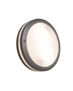 Lámpara de pared y techo antracita IP54 - Glow