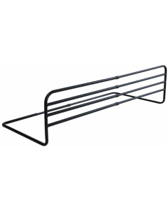 Barandilla ajustable negra