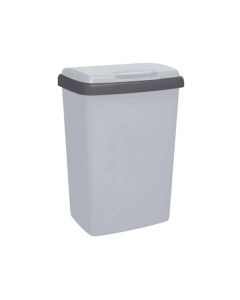 Basura 25 litros con tapa plana