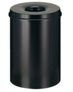 Papero de apagado de llama, 15 litros, negro