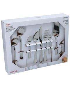 Juego de cubiertos de 75 piezas