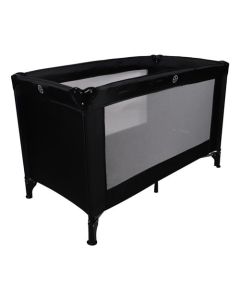 Cama plegable para niños negra