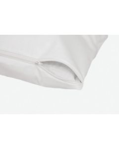 Funda de almohada con cremallera anti-alérgico, Blanco 60 x 70