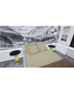 Protector de colchón anti-alergénico, Taupe