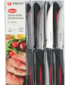 Cuchillo serrado de acero inoxidable Perfecto para cortar carne con precisión