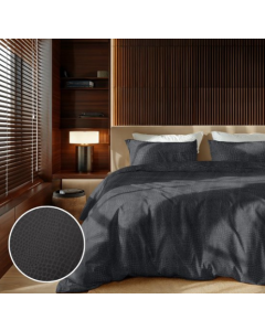 Juego de fundas nórdicas 140x200/220cm + 1* 60x70cm Croco Antracita