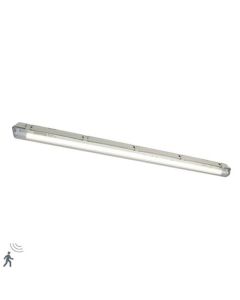 Lámpara TL incl. LED 1800 lm, sensor de movimiento IP65 - 126 cm
