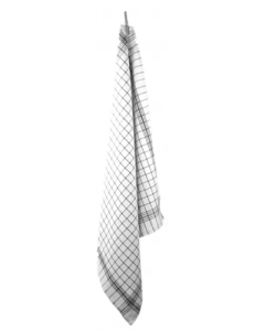 Toalla de cocina cuadro negro 70x70 cm