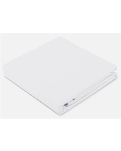 Funda de cojín 60x70x18cm, blanca, 100% algodón