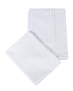 Juego de funda nórdica de satén blanco con funda de almohada 140x200 cm