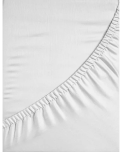 Sábana ajustable Jersey, 90x200x30 cm blanca elástica
