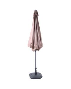 SL Parasol taupe Ø300 cm con mecanismo de manivela