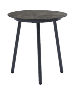 Mesa auxiliar Lotus HPL Ø50 cm color antracita