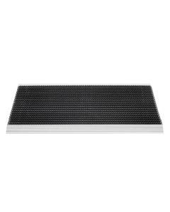 Felpudo - 60 x 90 cm - perfil de entrada de plástico negro