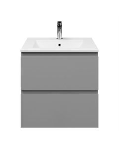 BP mueble de baño sin tirador, gris claro, 60 x 46 cm