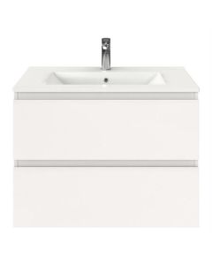 BP mueble de baño sin tirador, blanco brillante, 80 x 46 cm