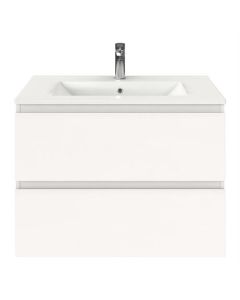 BP mueble de baño sin tirador, blanco mate, 80 x 46 cm