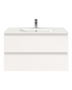 BP mueble de baño sin asa, blanco brillante, 100 x 46 cm