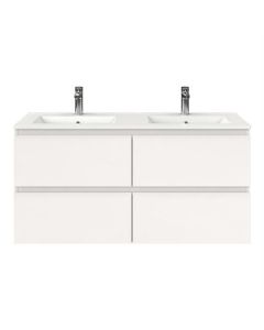 Mueble de baño BP 4 cajones, lavabo doble, 120 x 46 cm