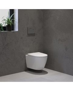 BP inodoro blanco, sin borde