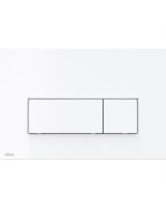 BP panel de control blanco, botones rectangulares