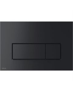 Placa de control BP mate negra, botones rectangulares