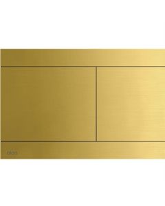 BP placa de control de color dorado mate, grandes botones rectangulares