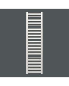 Radiador de diseño BP 458 x 1742 mm, blanco brillante, conexión lateral