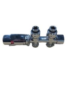 BP bajo bloque termostático para radiador, RVS