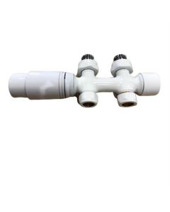 BP bloque termostático para radiador, Mate blanco