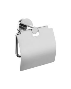 Soporte de papel higiénico BP con tapa, cromo