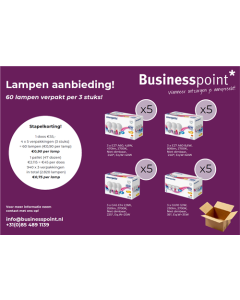 Paquete de promoción de fuentes de luz, 60 lámparas