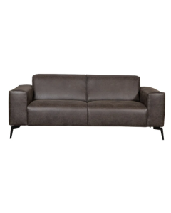 Sofá Saskia 2.5 plazas eco-cuero antracita