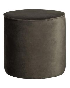 Bara pouf alta verde cálido 46xØ46