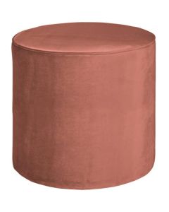 Puf Bara alta rosa antiguo 46xØ46