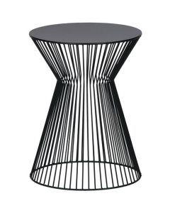 Mesa auxiliar Pam metal negro