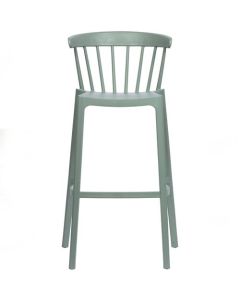 Silla de Bar Austin - Plástico Jade Verde para Exterior